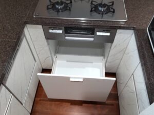 愛媛キッチン取付け隊　ガスオーブンの撤去　施工後 